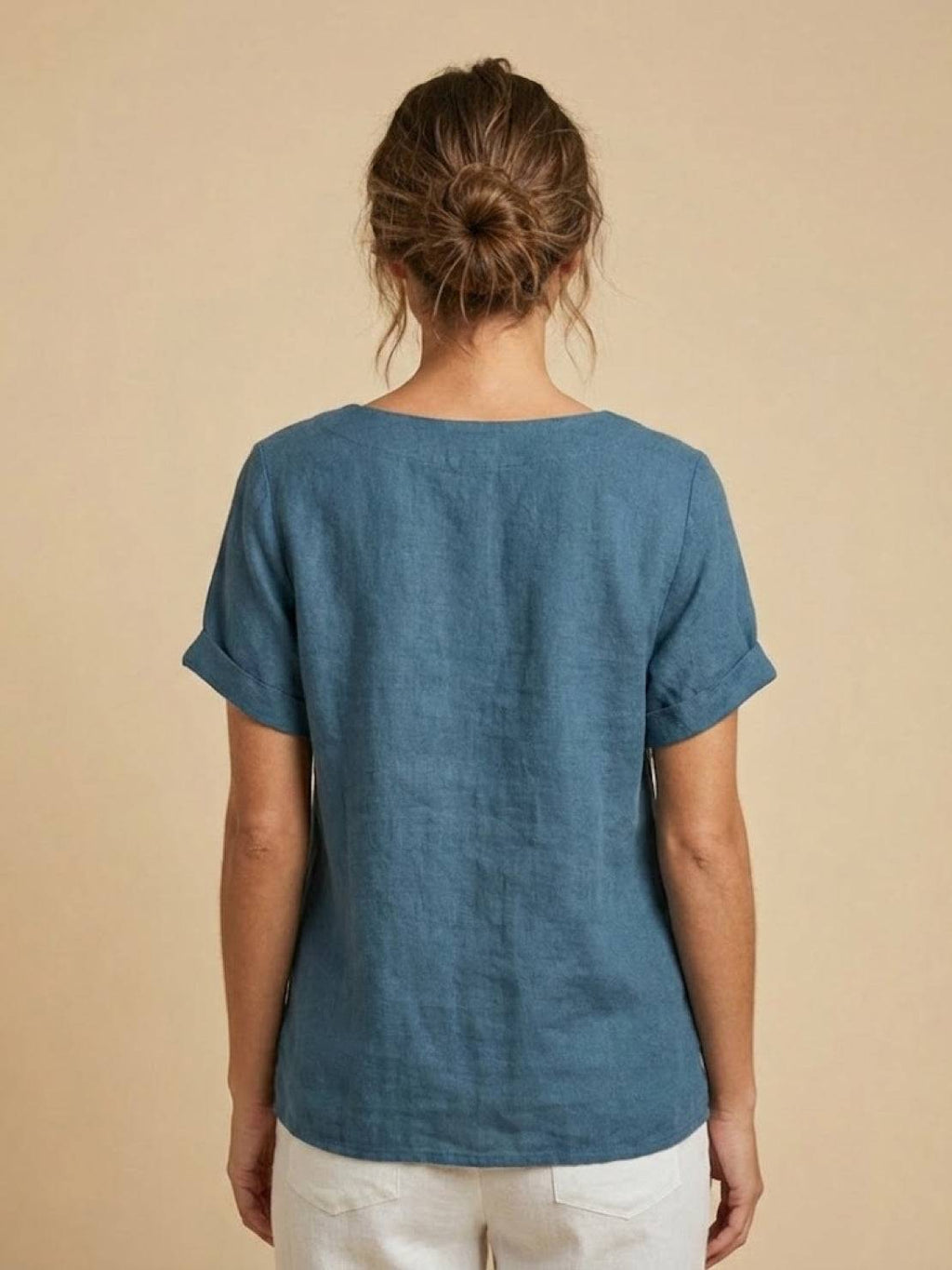 Foreen Relaxed Round-Neck Top