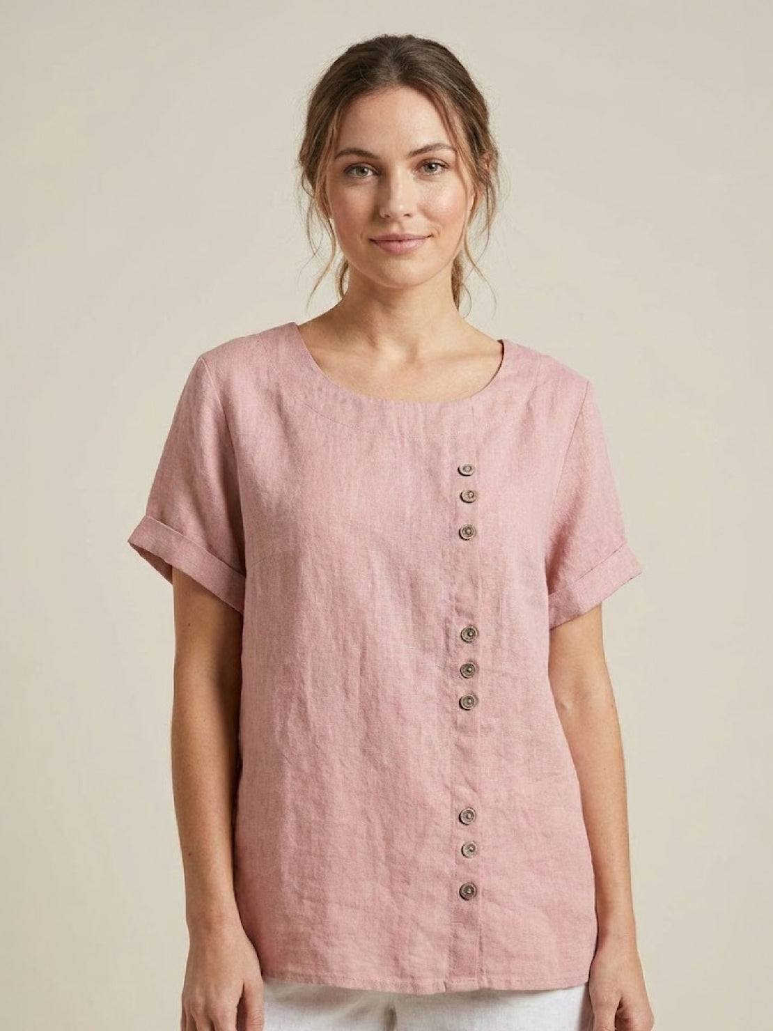 Foreen Relaxed Round-Neck Top