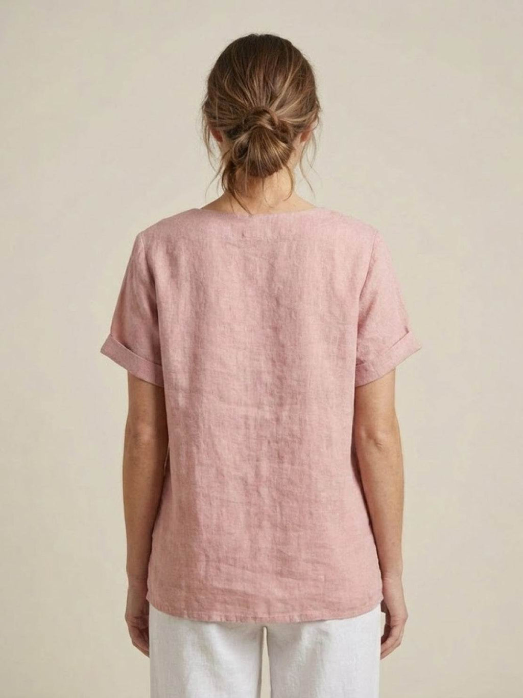 Foreen Relaxed Round-Neck Top