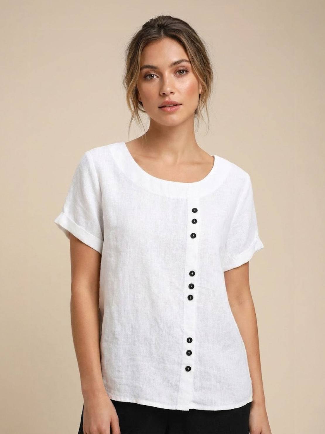 Foreen Relaxed Round-Neck Top