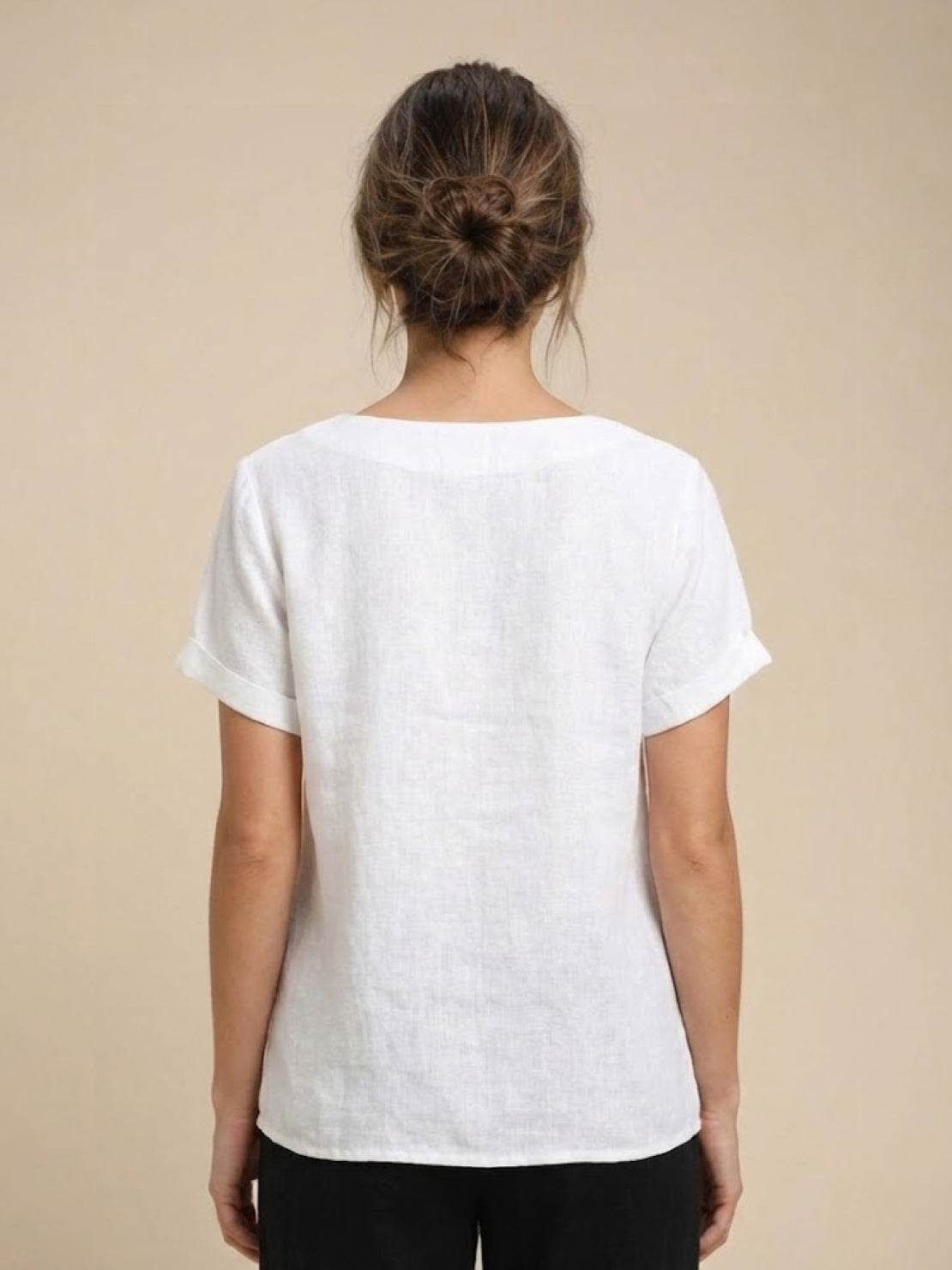 Foreen Relaxed Round-Neck Top