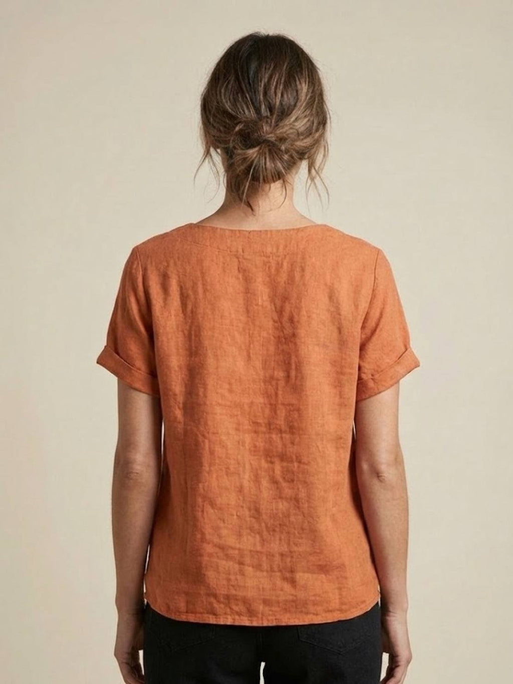 Foreen Relaxed Round-Neck Top