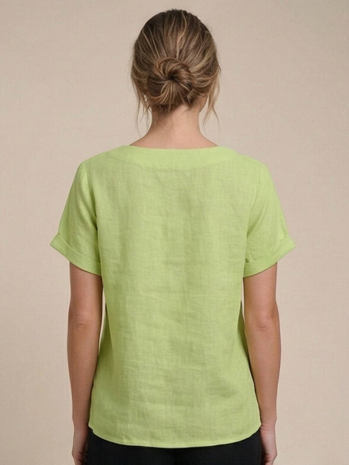 Foreen Relaxed Round-Neck Top