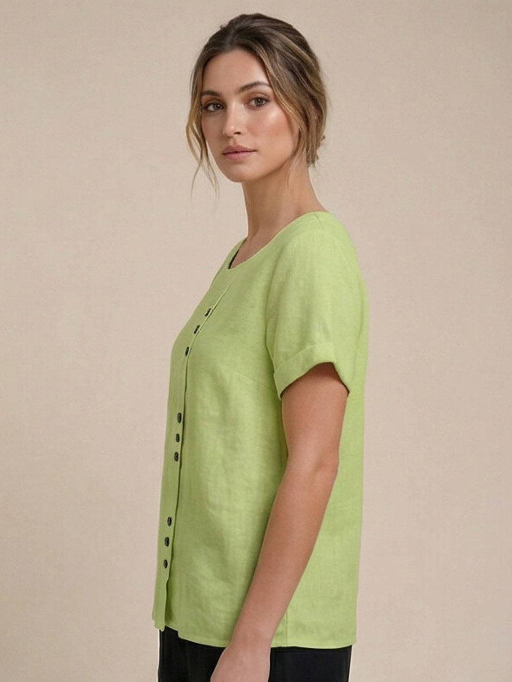 Foreen Relaxed Round-Neck Top