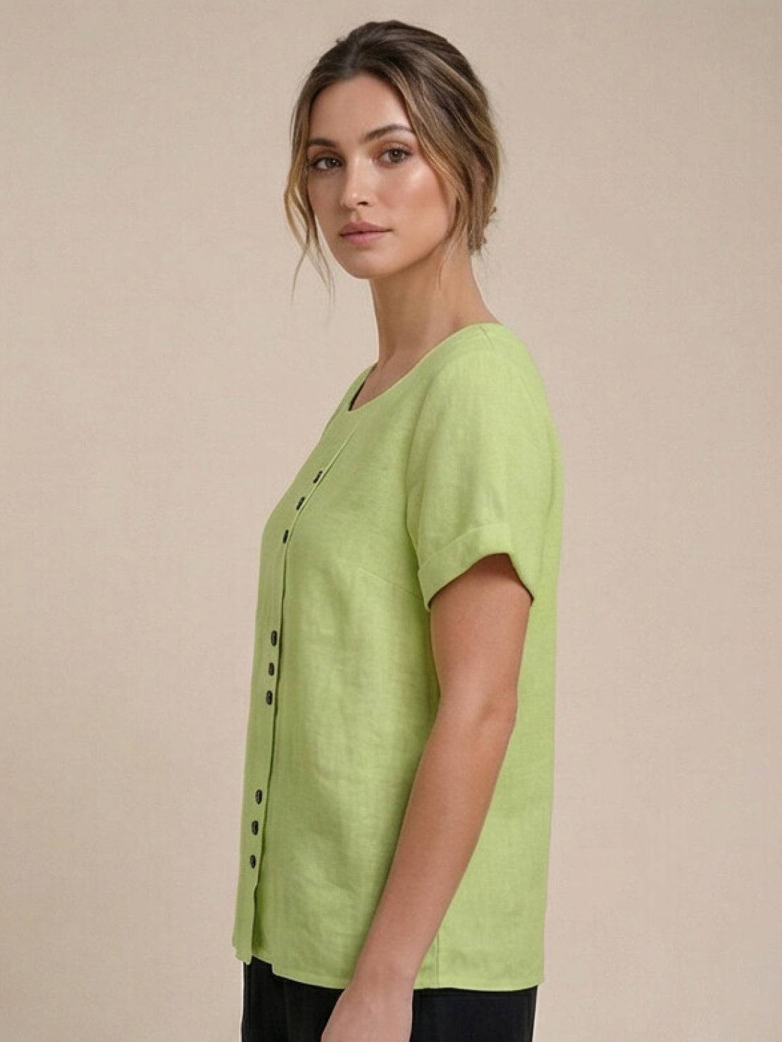 Foreen Relaxed Round-Neck Top