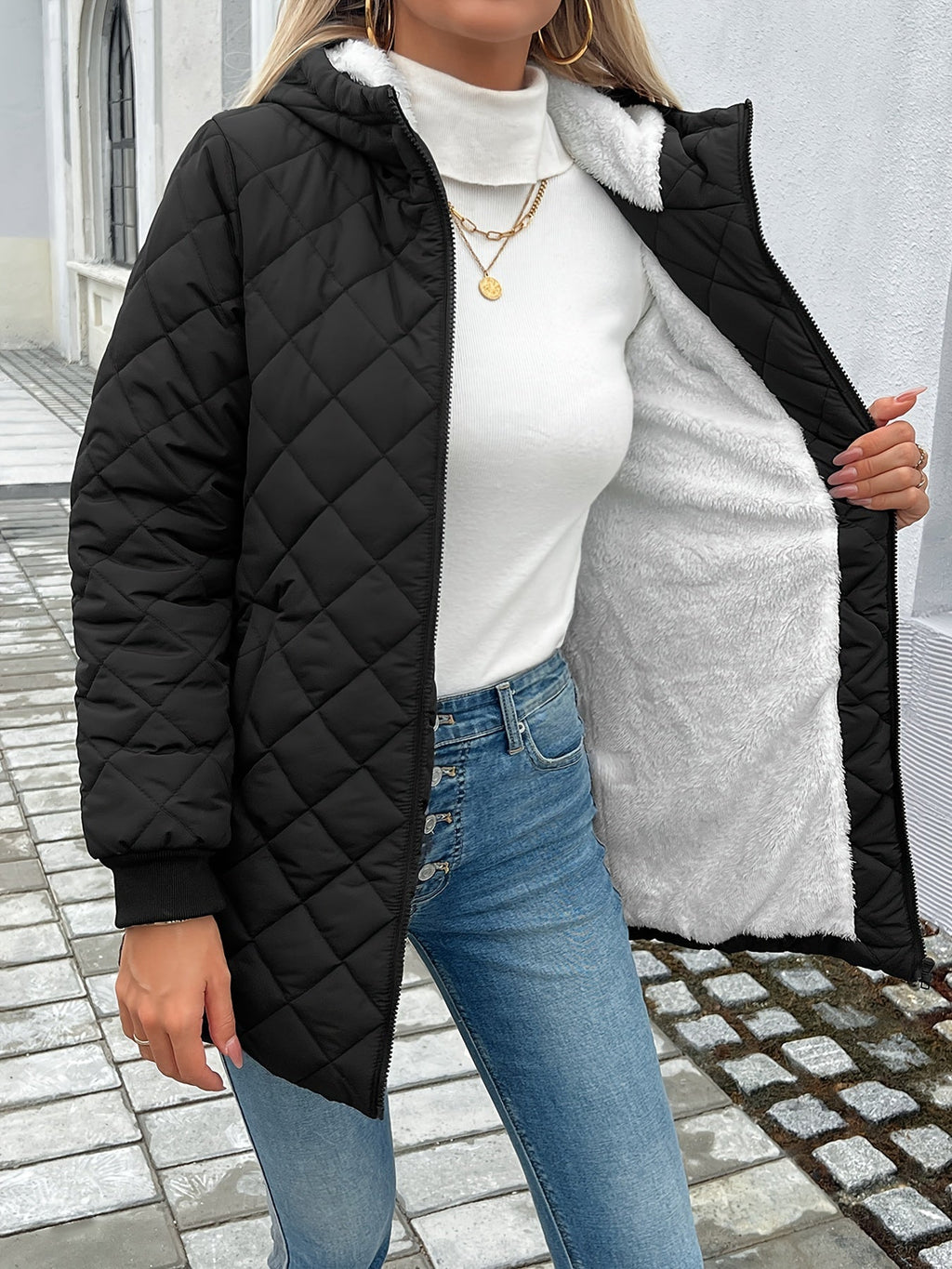 Romy | Women's Quilted Zip-Up Puffer Jacket
