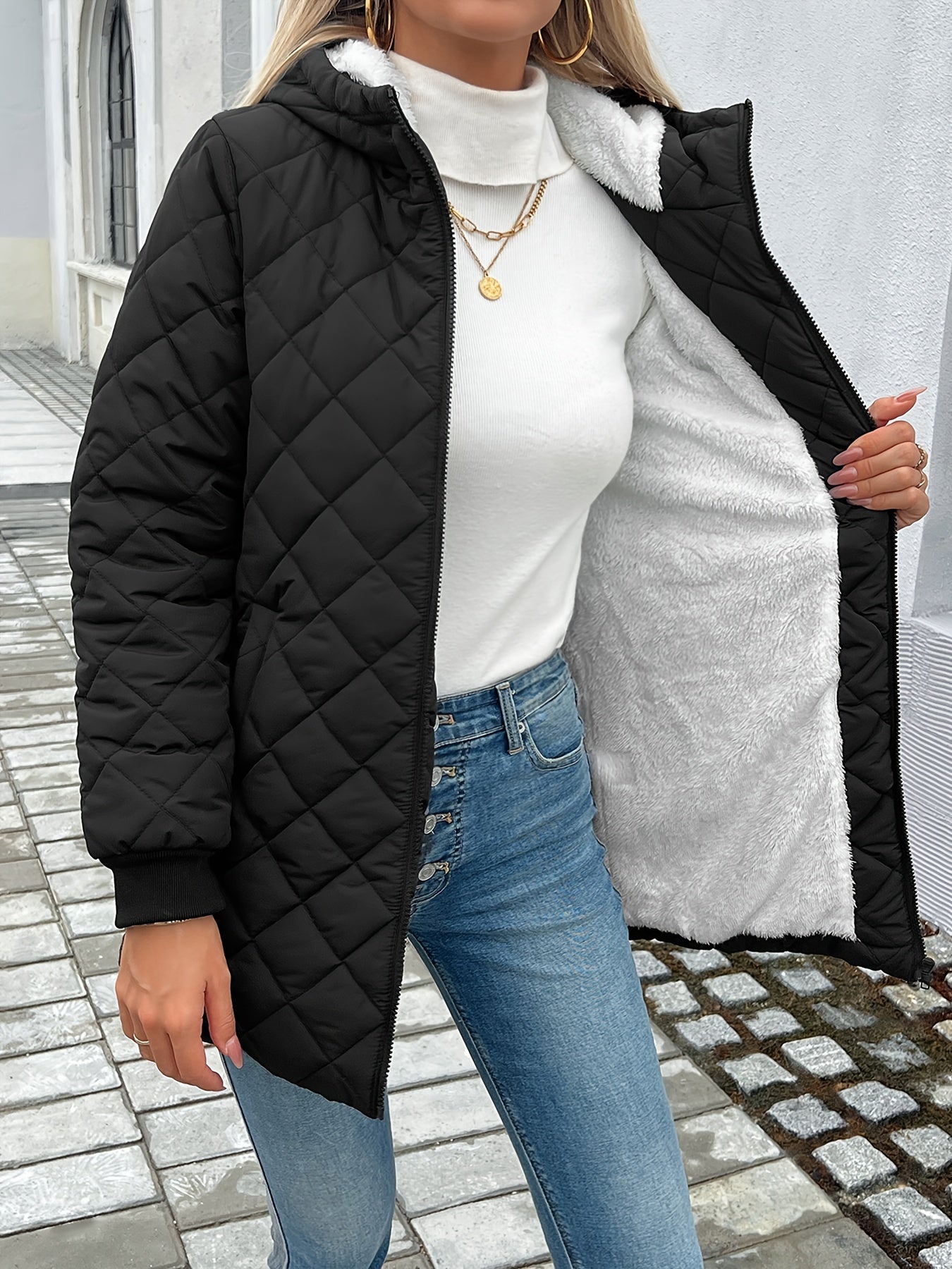 Romy | Women's Quilted Zip-Up Puffer Jacket
