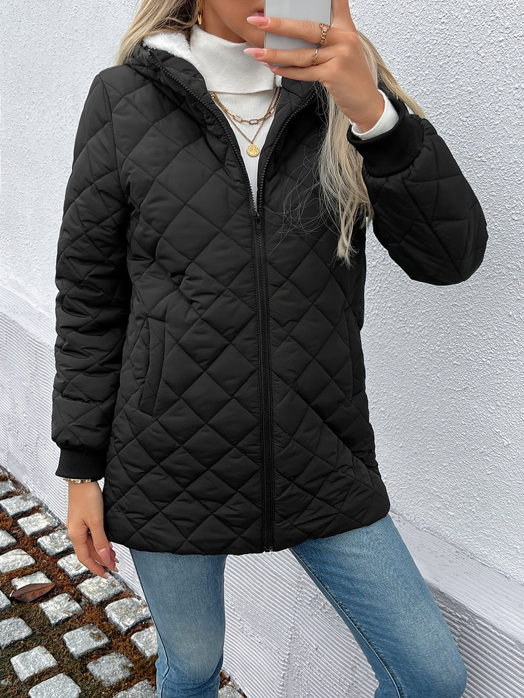 Romy | Women's Quilted Zip-Up Puffer Jacket