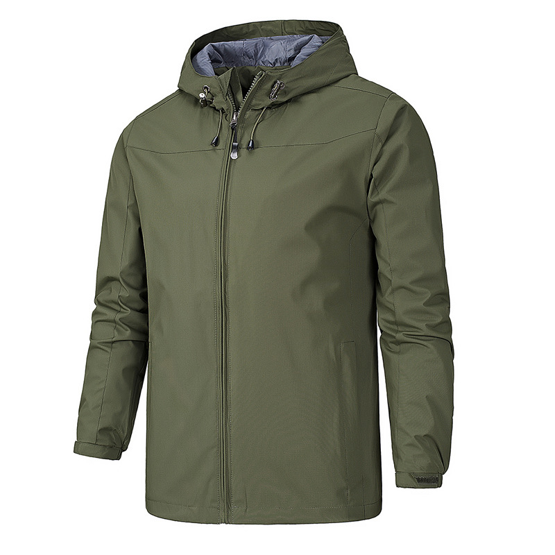Sander | Men's Adjustable Hooded Waterproof Rain Jacket