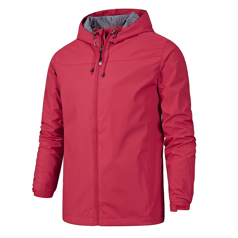 Sander | Men's Adjustable Hooded Waterproof Rain Jacket