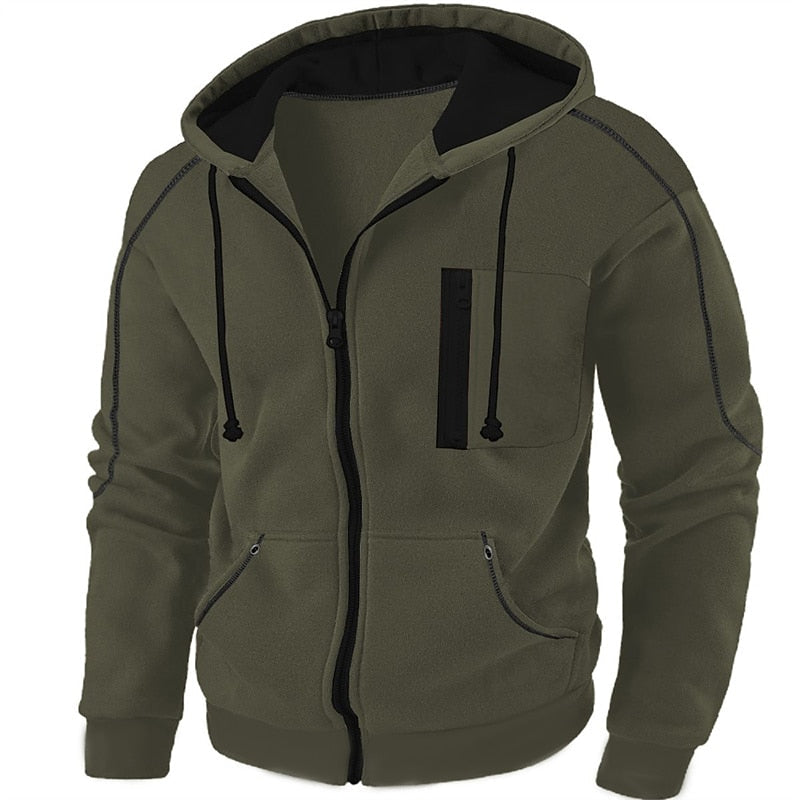 Sander | Men's Full-Zip Hooded Vest