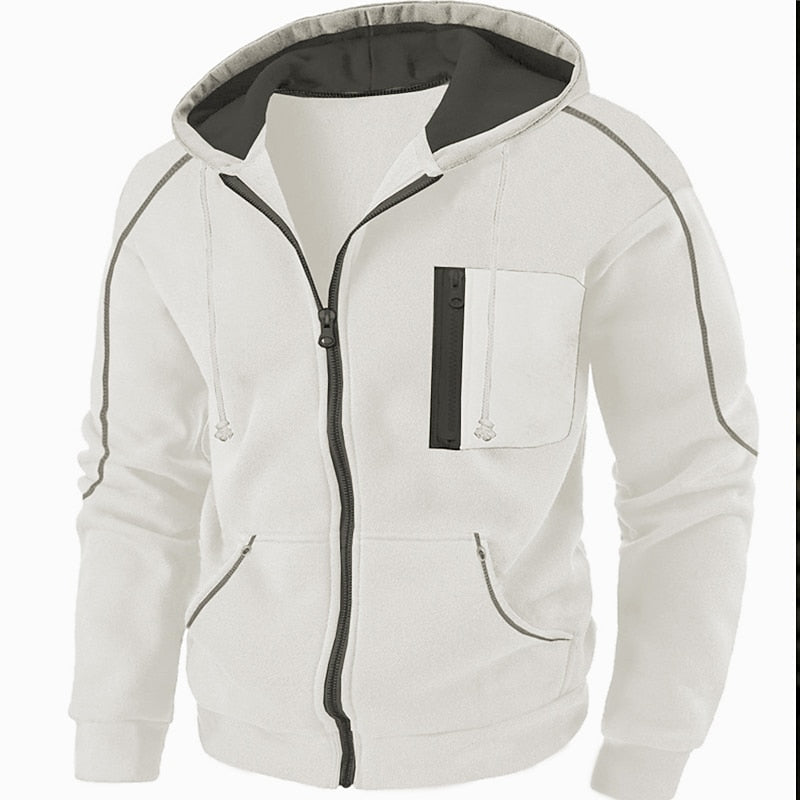 Sander | Men's Full-Zip Hooded Vest