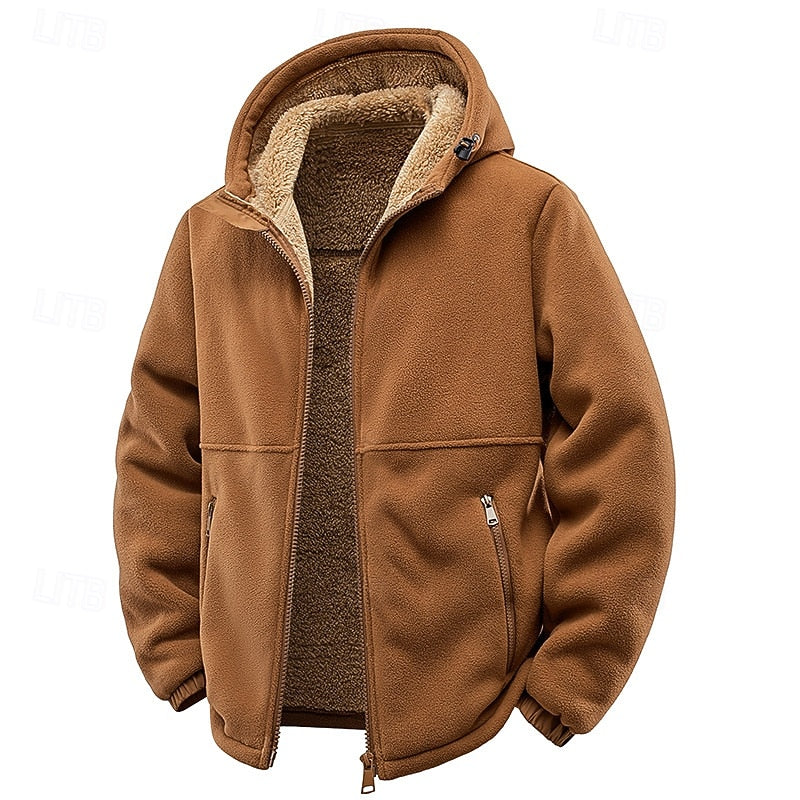 Sven | Men's Fleece Hooded Zip Jacket