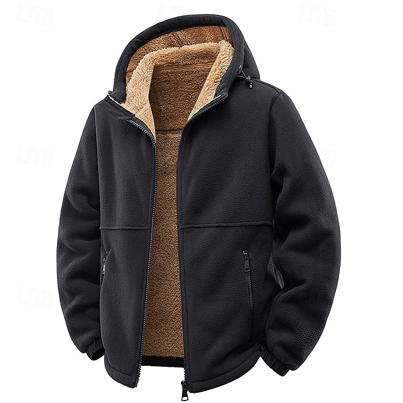 Sven | Men's Fleece Hooded Zip Jacket