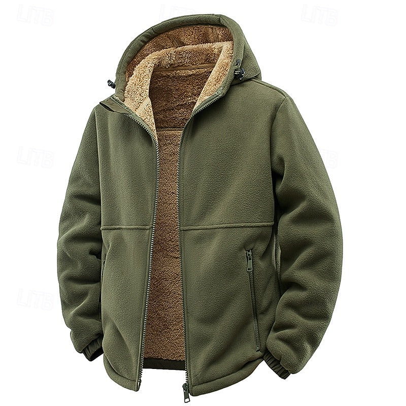 Sven | Men's Fleece Hooded Zip Jacket