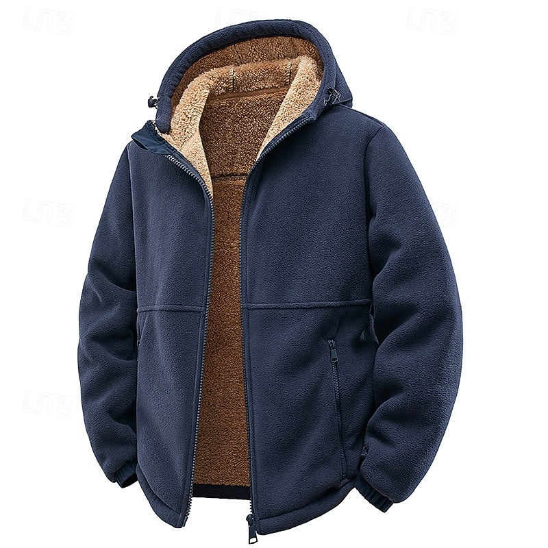 Sven | Men's Fleece Hooded Zip Jacket