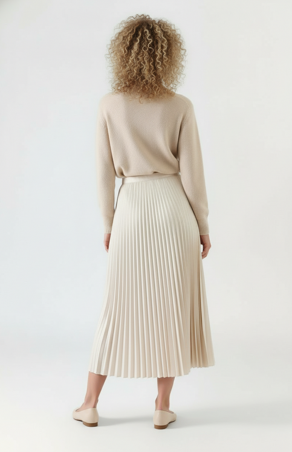 Alverina Women’s Skirt | Pleated Design | A-Line Fit