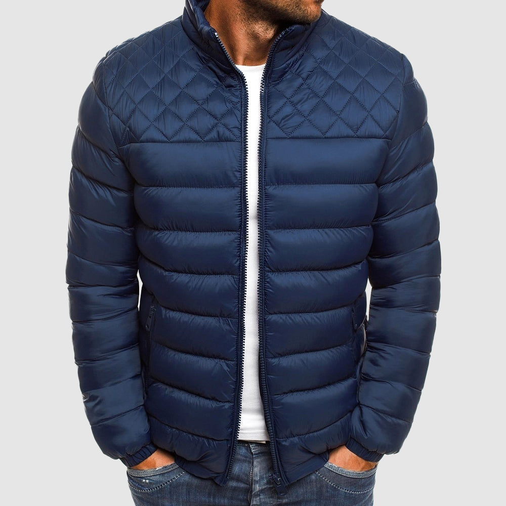 Thijmen | Men's Padded Stand-Collar Puffer Jacket