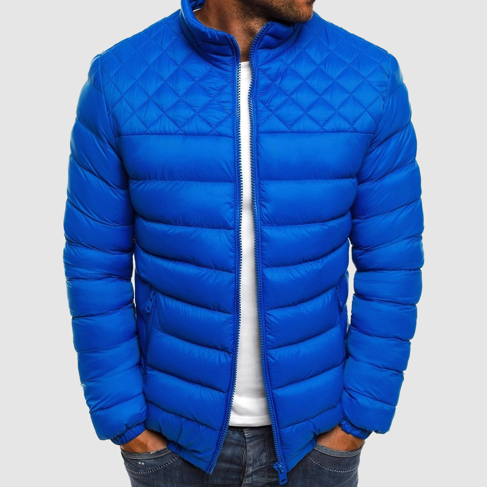 Thijmen | Men's Padded Stand-Collar Puffer Jacket