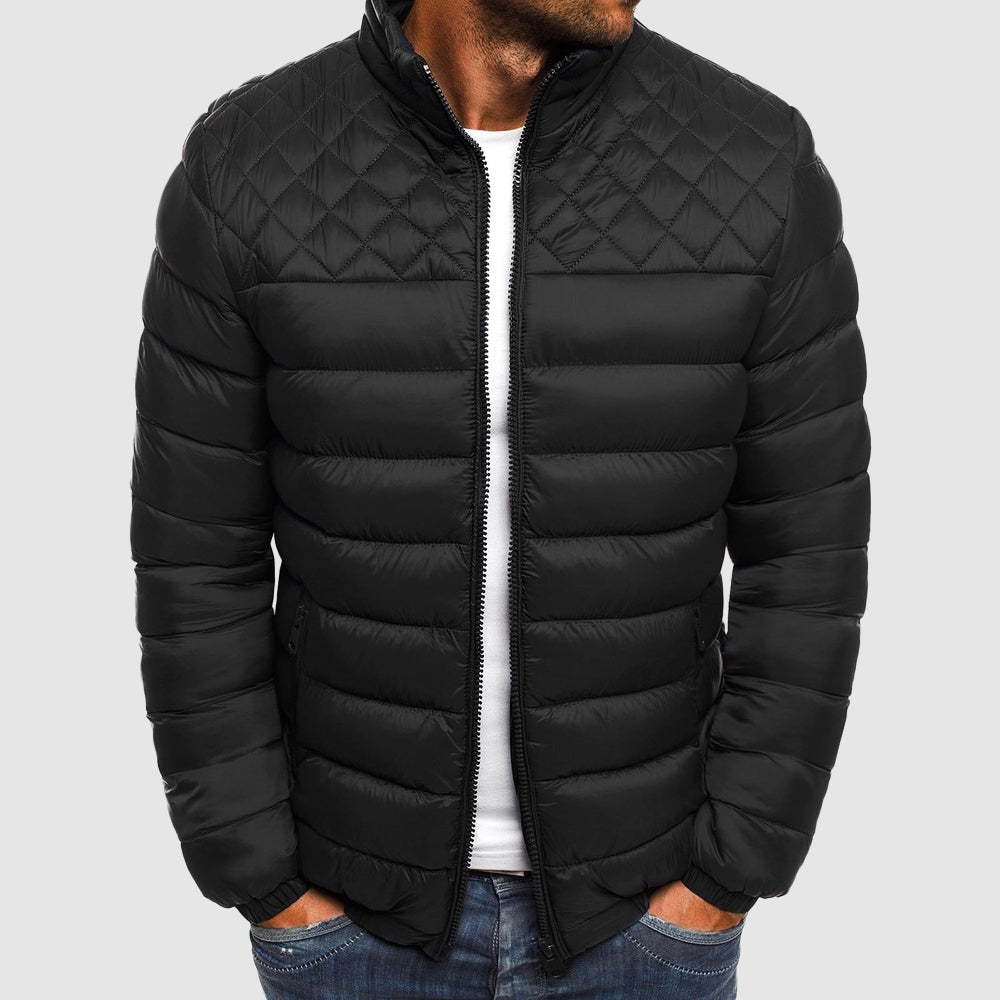 Thijmen | Men's Padded Stand-Collar Puffer Jacket