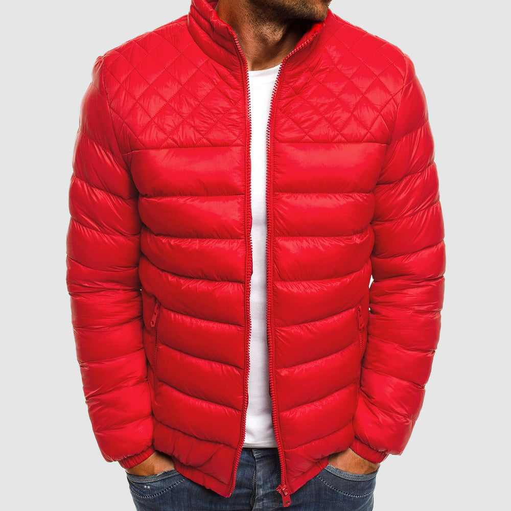 Thijmen | Men's Padded Stand-Collar Puffer Jacket
