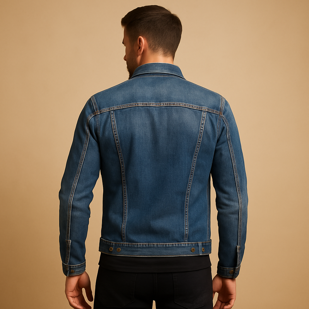 Classic Button-Up Denim Jacket