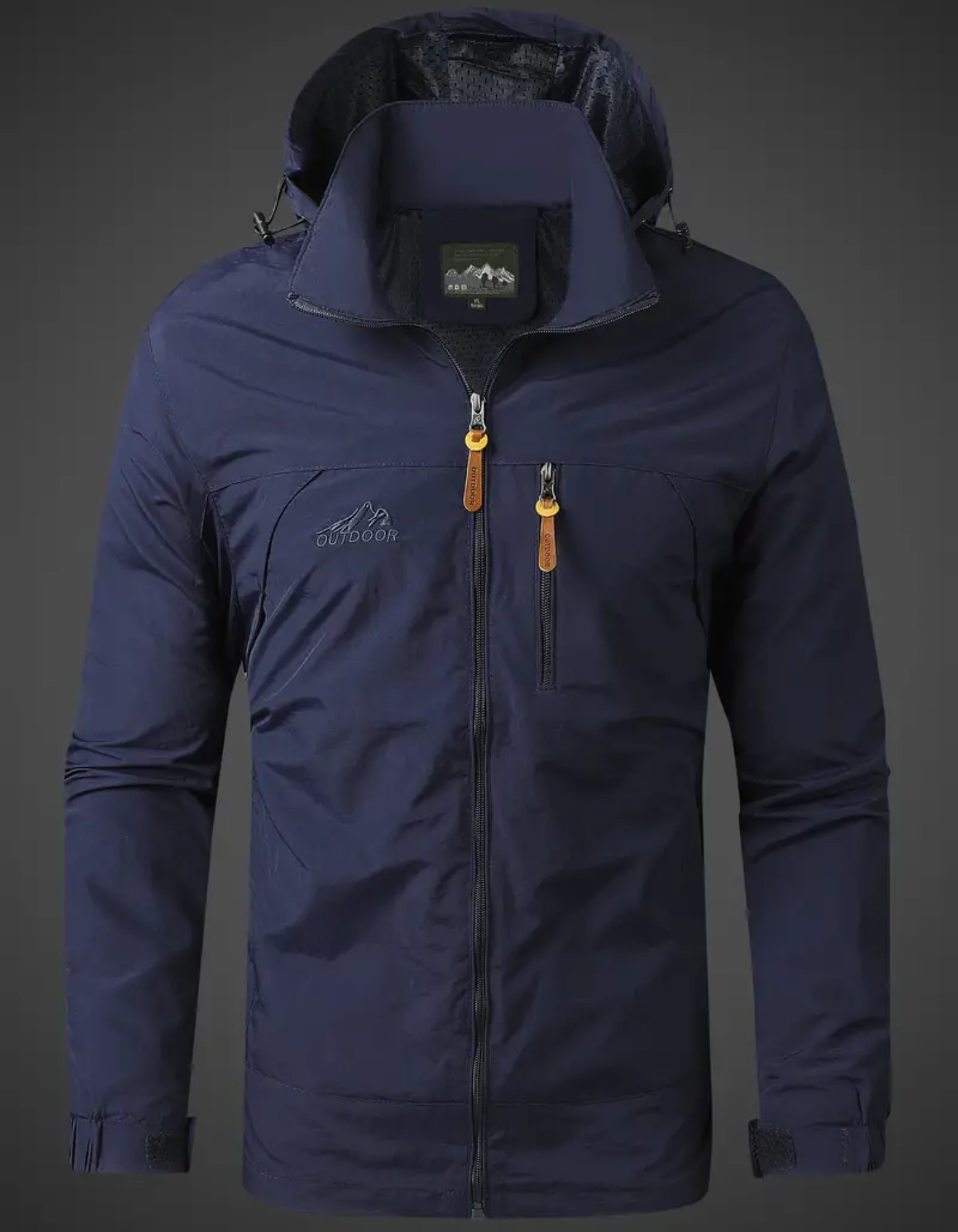 Tobias | Men's Outdoor Water-Repellent Hooded Rain Jacket