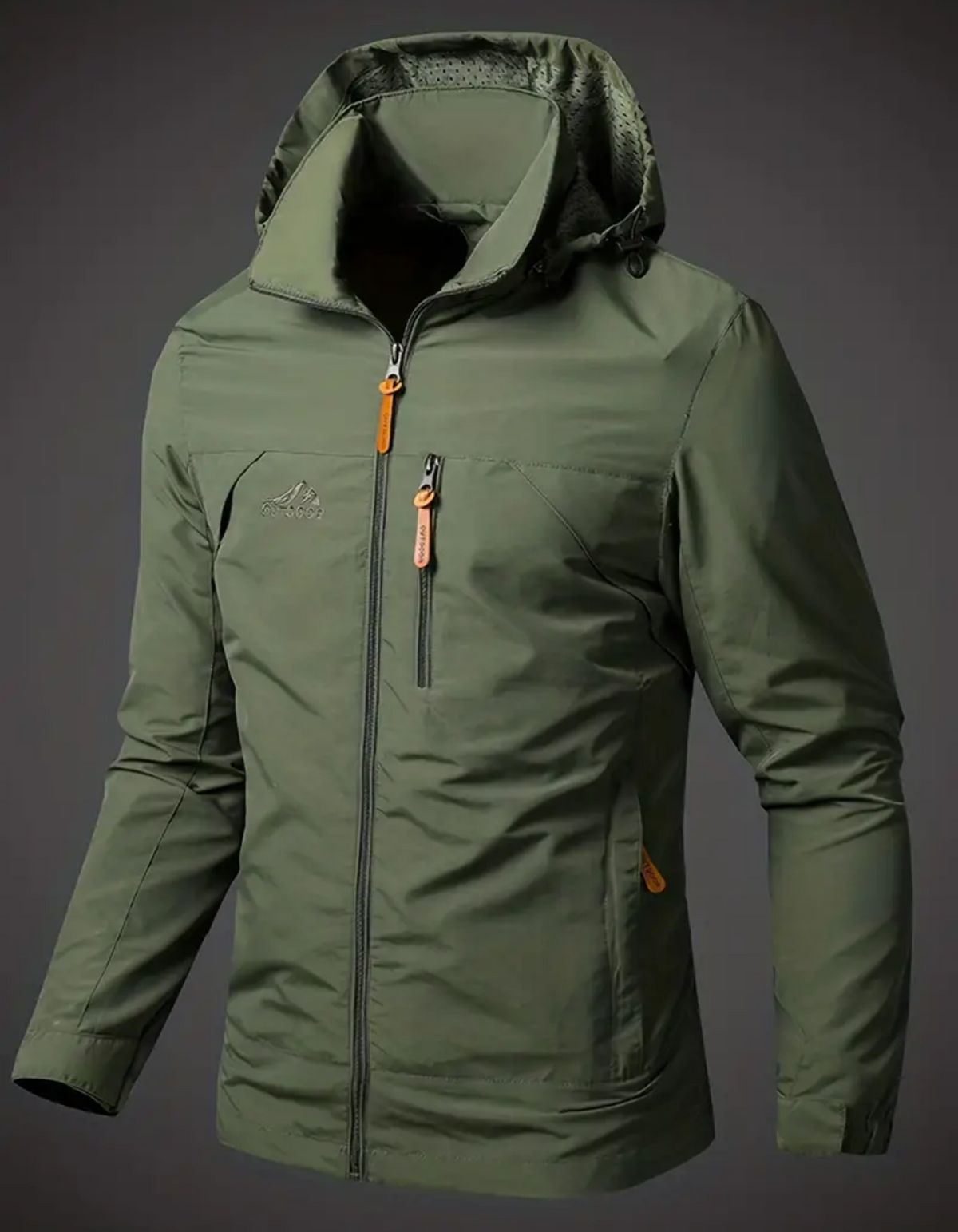 Tobias | Men's Outdoor Water-Repellent Hooded Rain Jacket