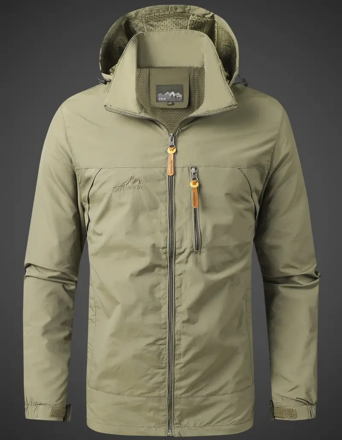 Tobias | Men's Outdoor Water-Repellent Hooded Rain Jacket