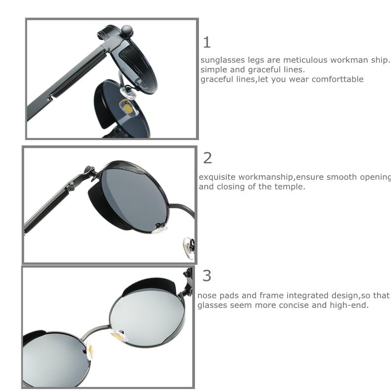 Unisex Vintage Sunglasses with UV400 Protection