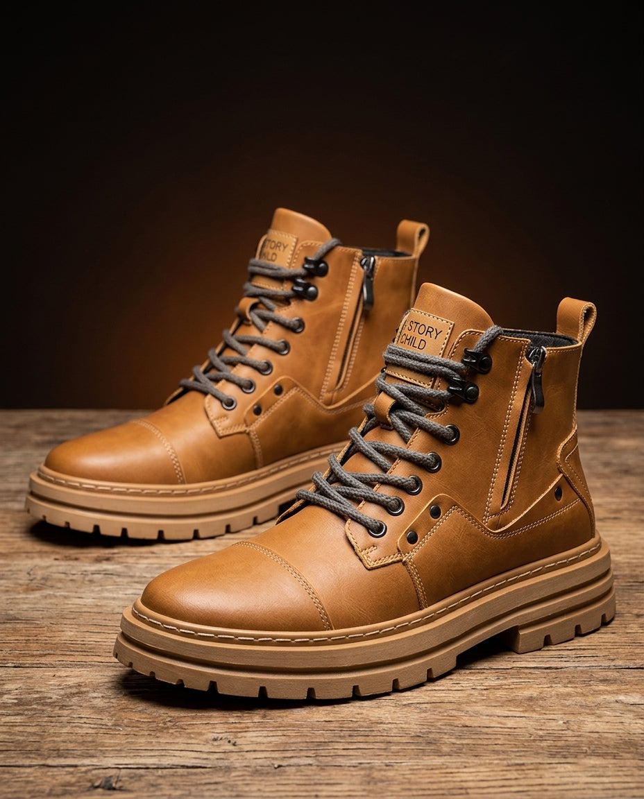 Goodyear Welted Leather Work Boots