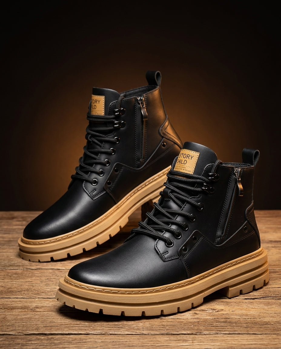 Goodyear Welted Leather Work Boots
