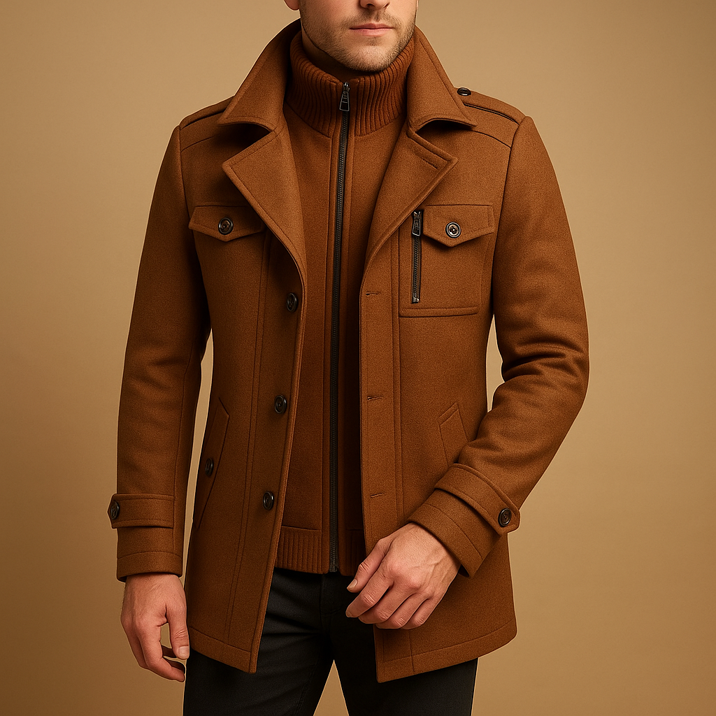 Slim Fit Two-Piece Winter Jacket
