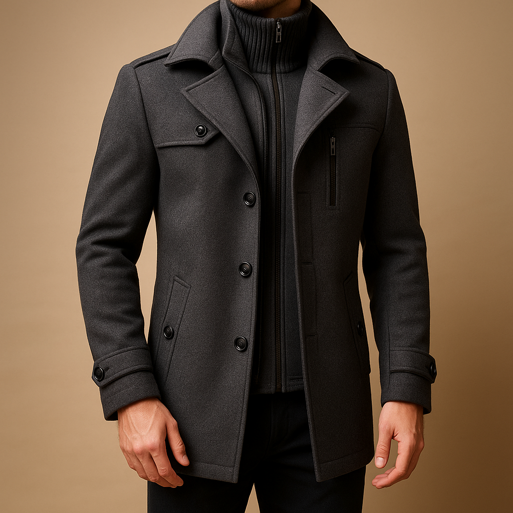 Slim Fit Two-Piece Winter Jacket