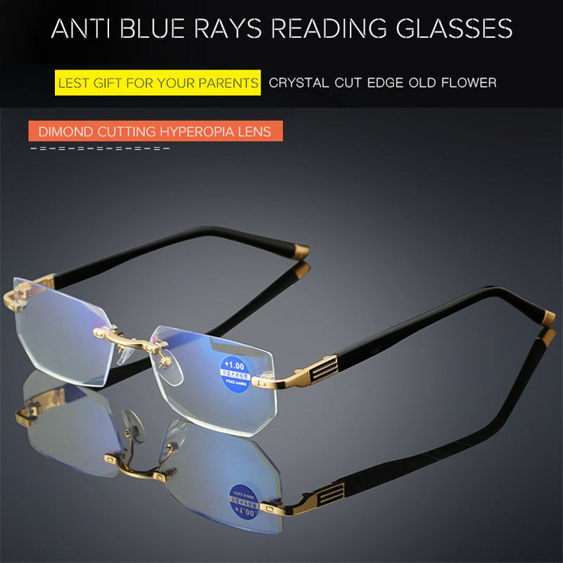Women's Sapphire Blue Light Reading Glasses – Progressive and Ultra-Light