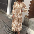 Valencia Stylish Midi Dress with V-Neckline