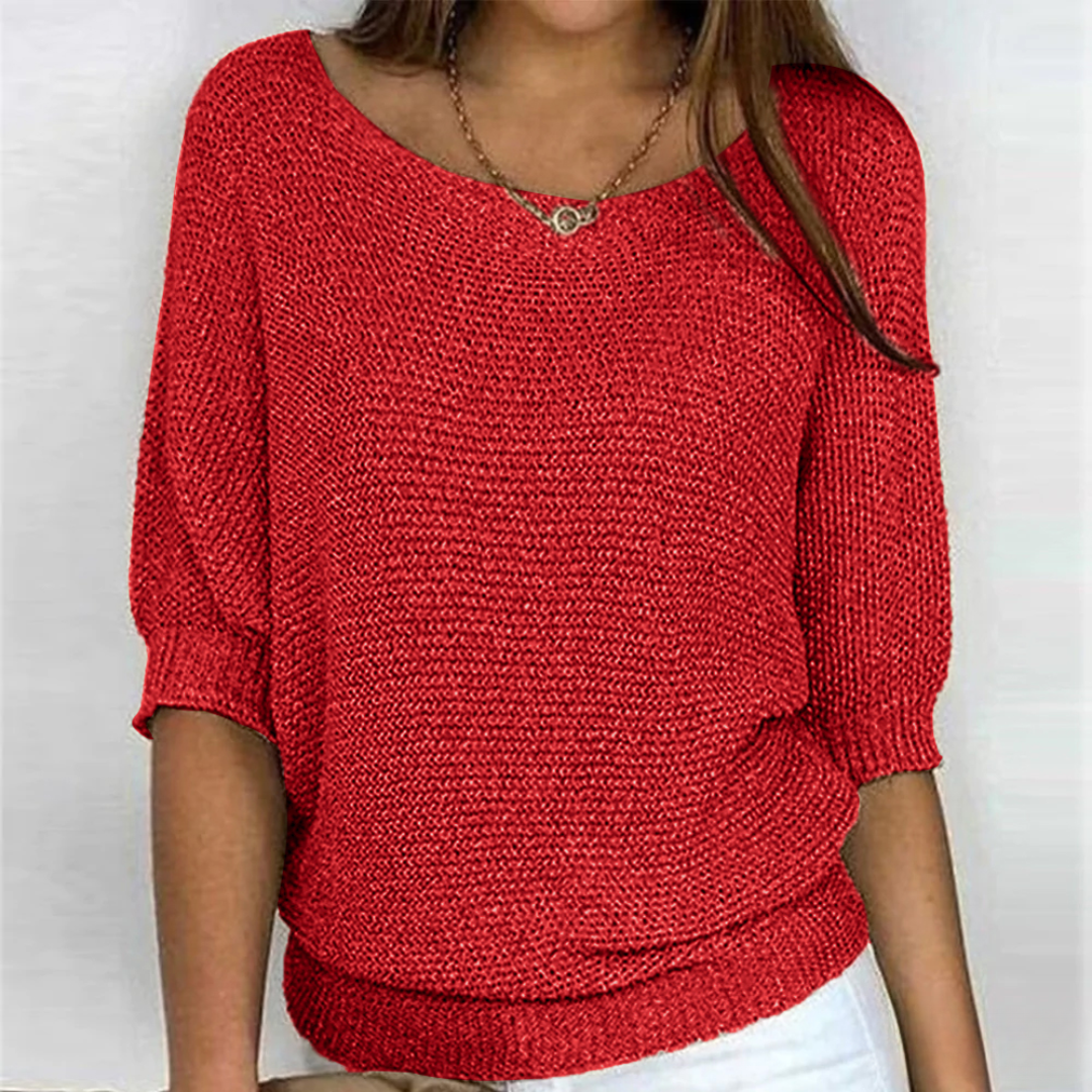 Valerie | Women's Knitted V-Neck Jumper