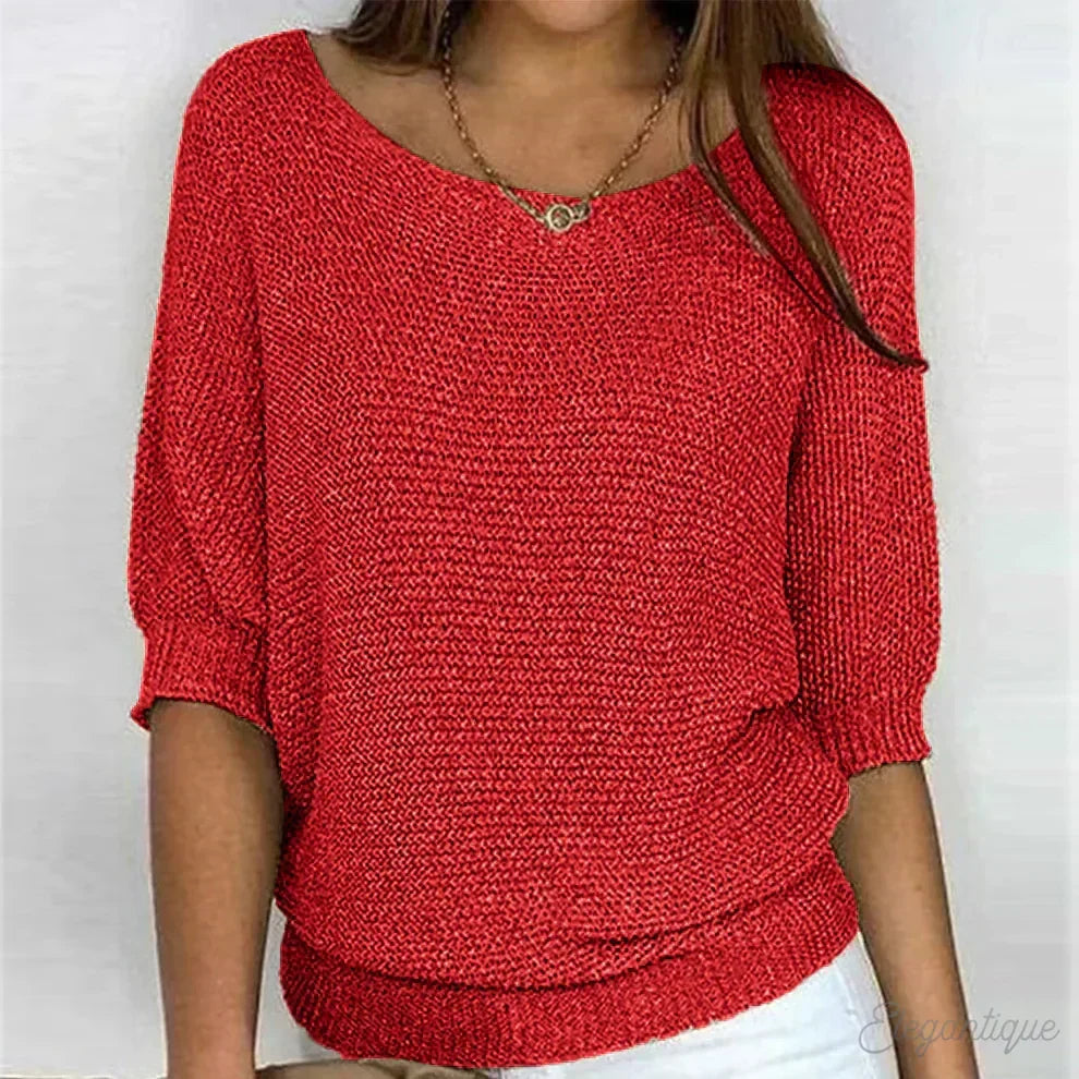 Valerie | Women's Knitted V-Neck Jumper