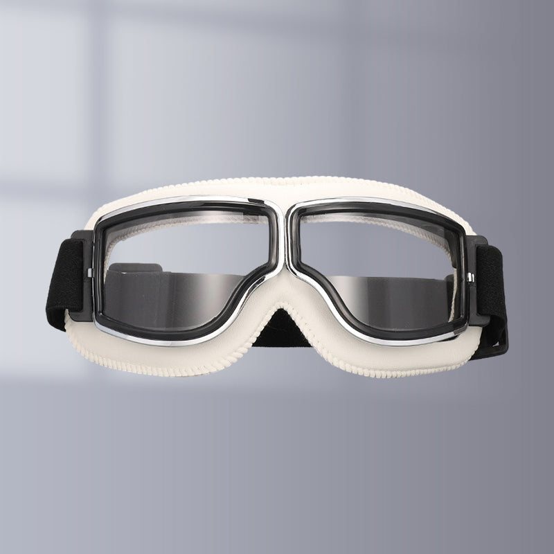 Vintage Motorcycle Goggles with UV Protection