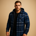 Padded Bomber Jacket with Hood