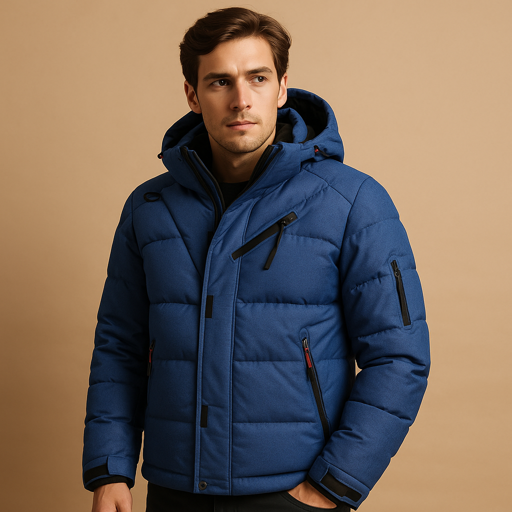 Down Parka with Detachable Hood