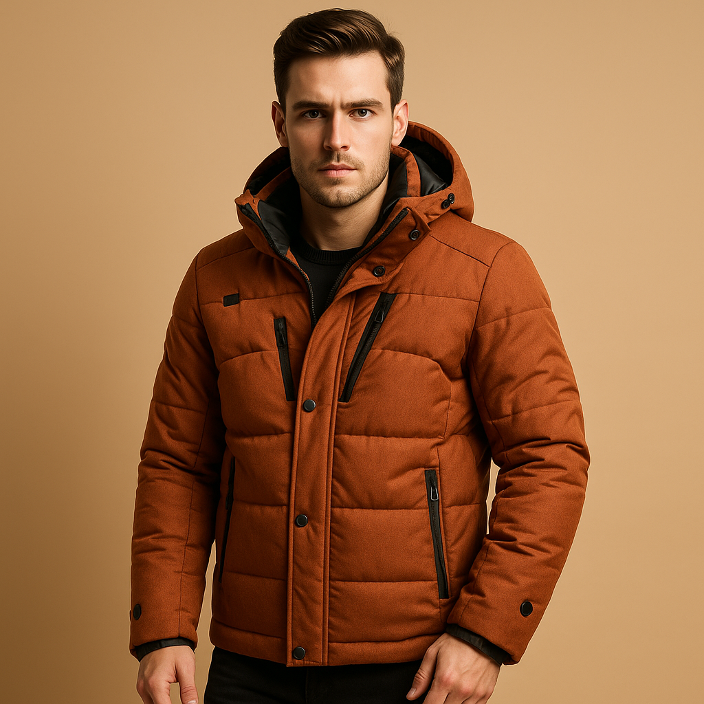 Down Parka with Detachable Hood