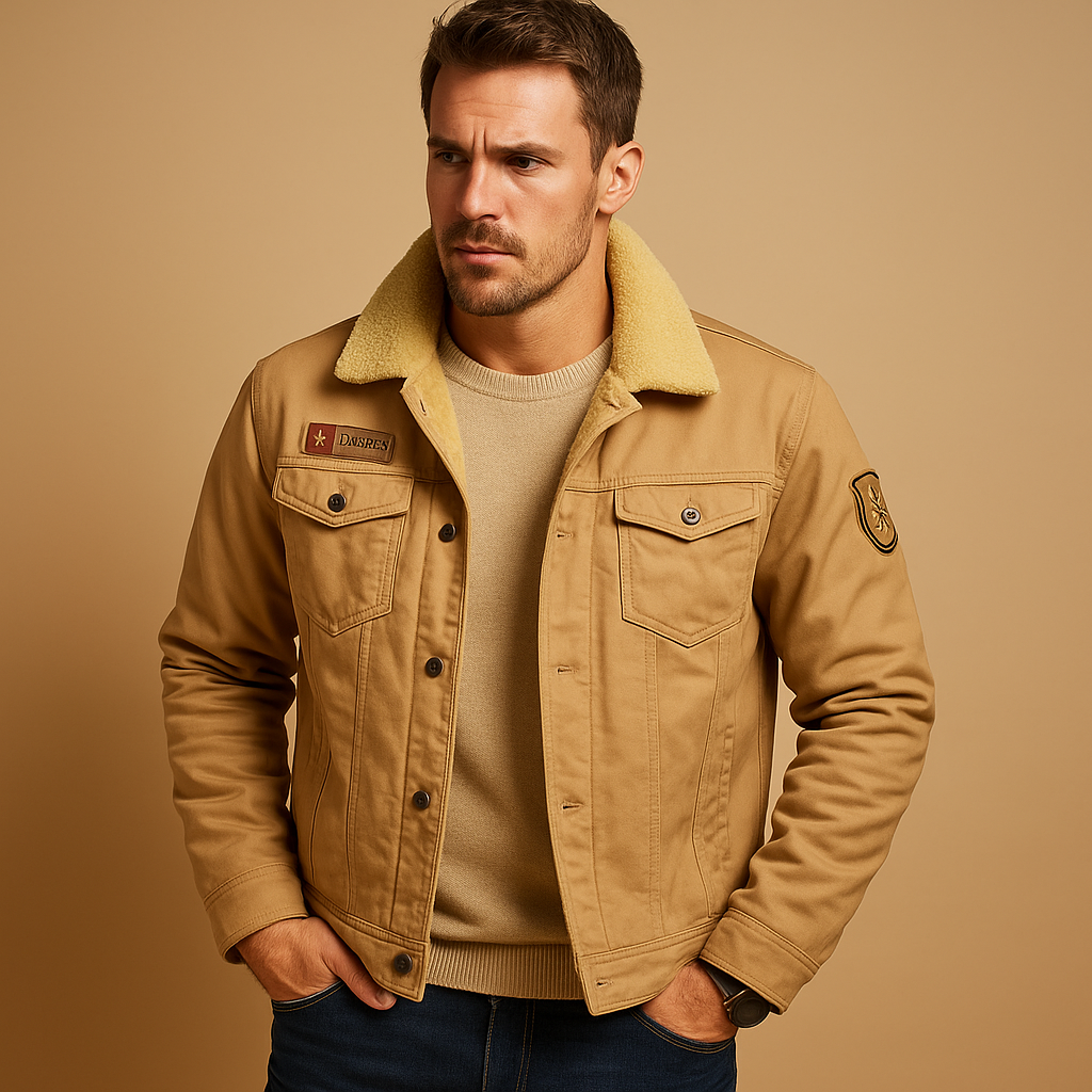 Reinforced Fleece Motorcycle Jacket