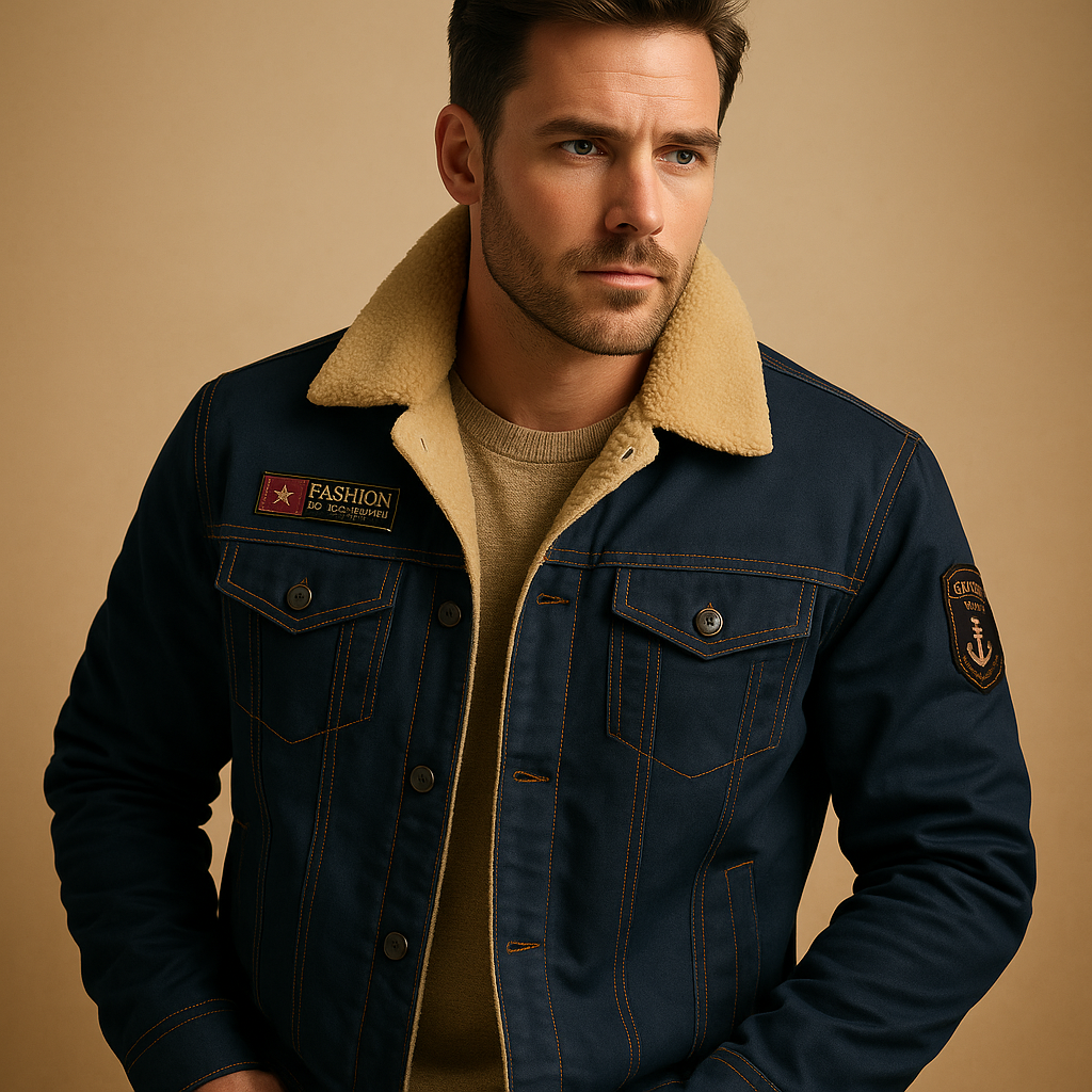 Reinforced Fleece Motorcycle Jacket