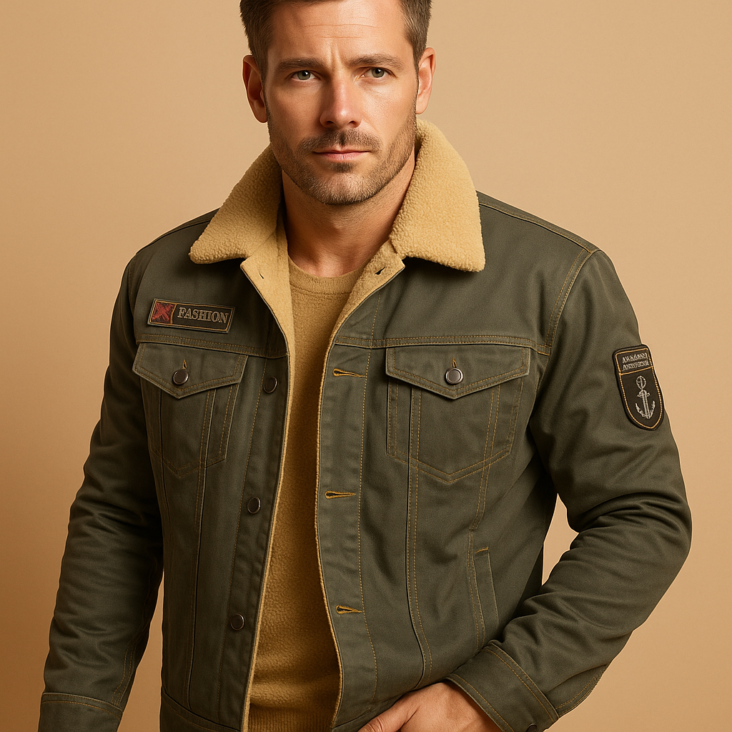 Reinforced Fleece Motorcycle Jacket