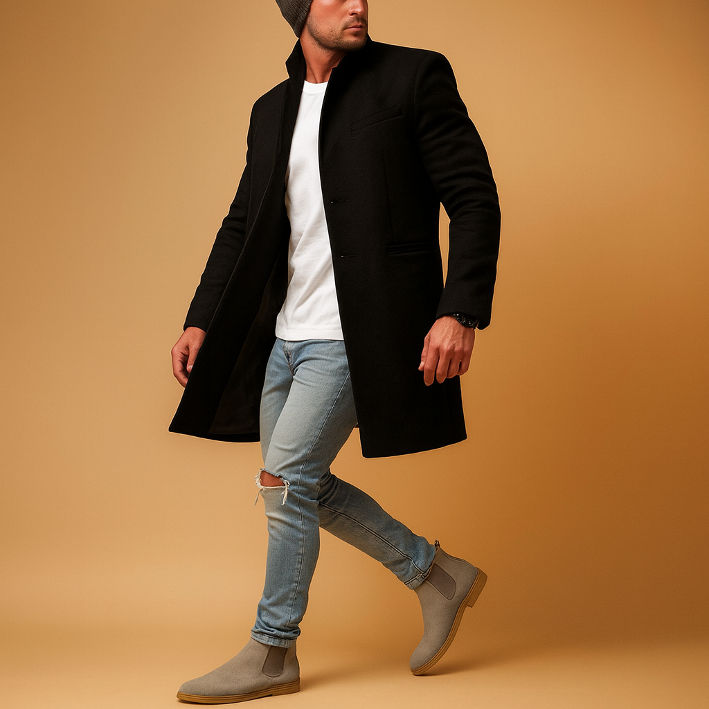 Relaxed Fit Winter Overcoat