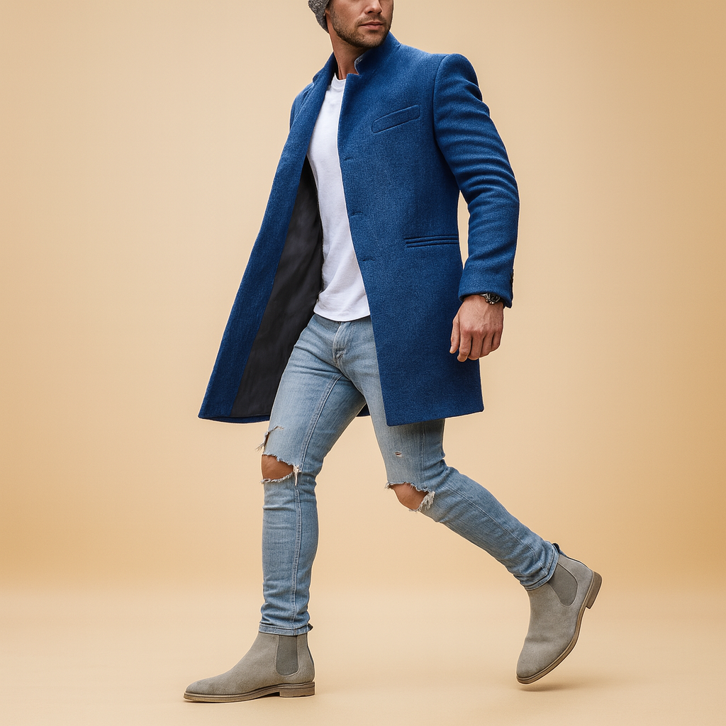 Relaxed Fit Winter Overcoat