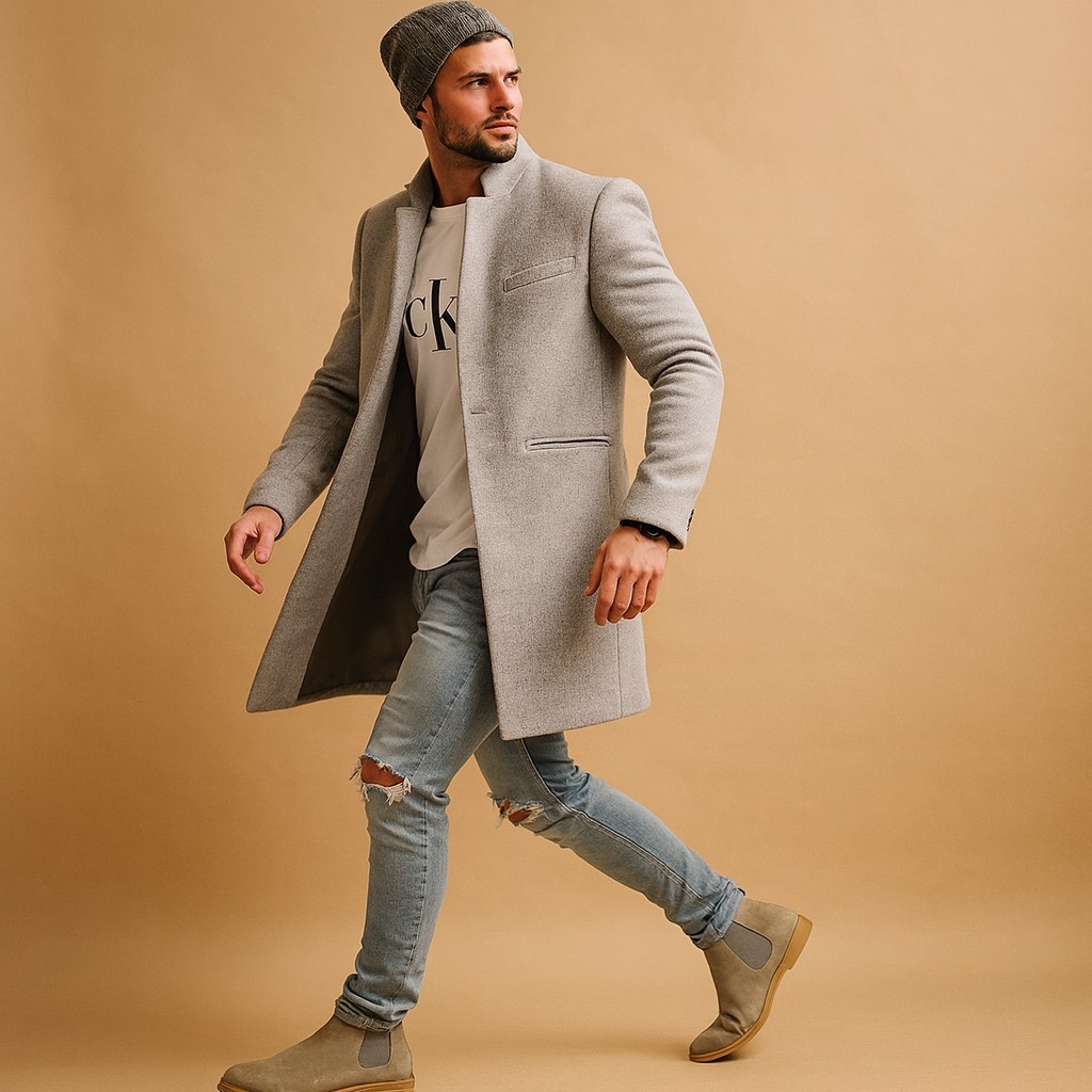 Relaxed Fit Winter Overcoat