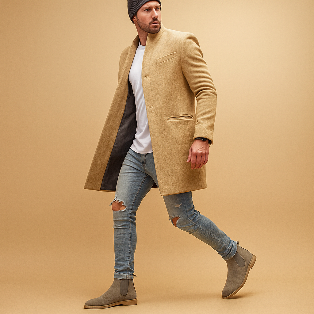 Relaxed Fit Winter Overcoat