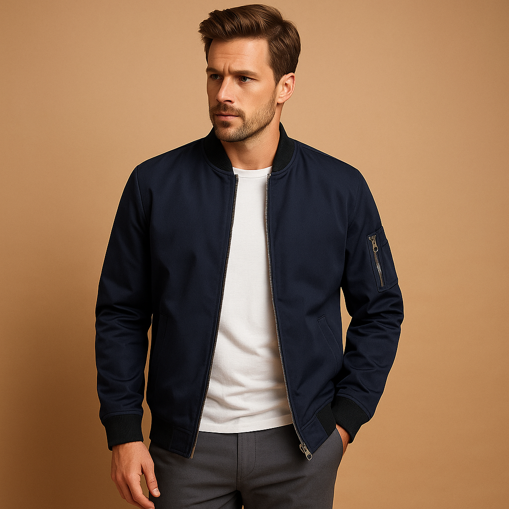 Water-Repellent Jacket with Timeless Cut